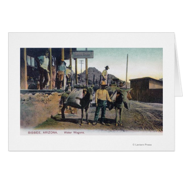 Vue des ânes transportant de l'eauBisbee, AZ (Devant horizontal)