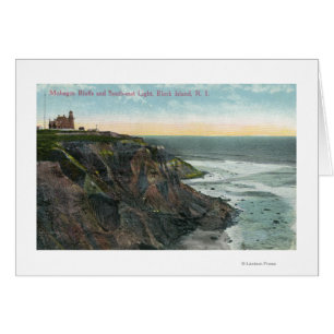 Vue des bluffs de Mohegan et du sud-est