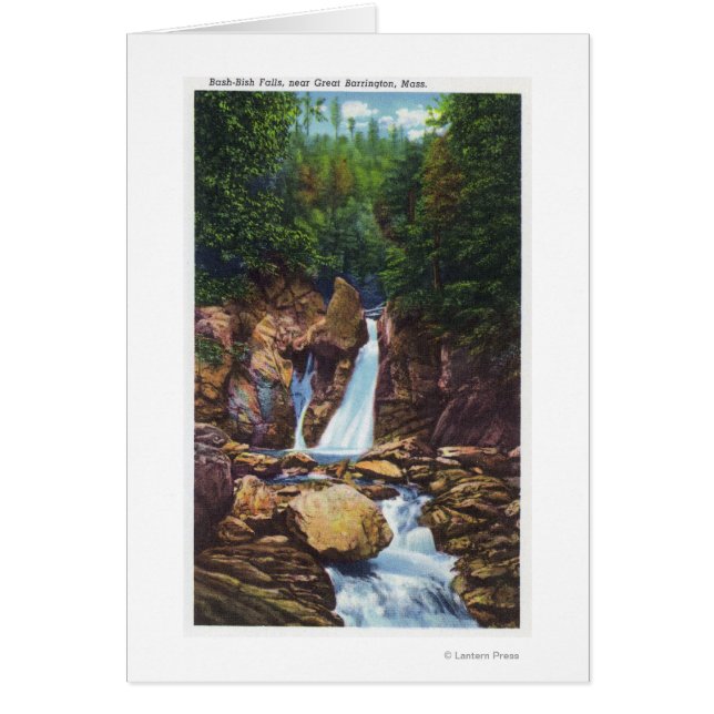 Vue des chutes Bash-Bish près de Great Barrington (Devant)