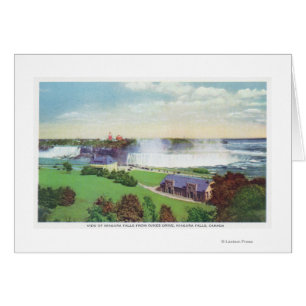 Vue des chutes du Niagara de la commande d'Oakes