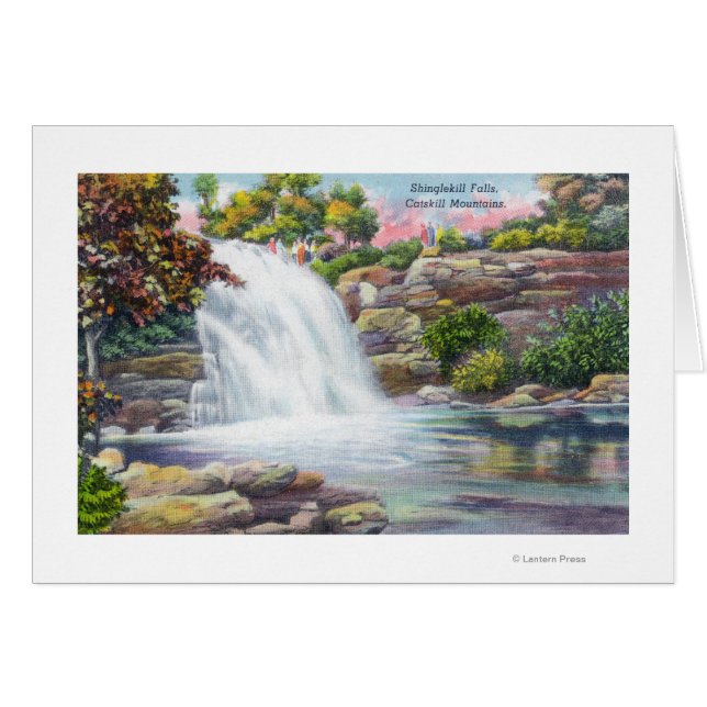 Vue des chutes Shinglekill (Devant horizontal)