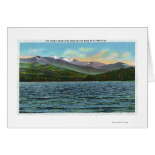 Vue des Mts neigeux de la route du lac Tupper