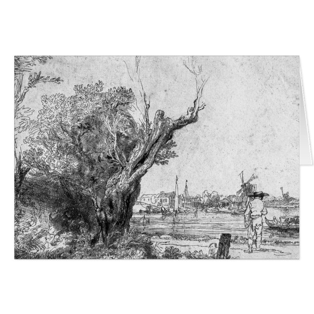 Vue d'Omval, près d'Amsterdam, 1645 (Devant horizontal)