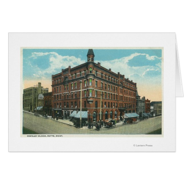 Vue du bloc Owsley de TownButte, MT (Devant horizontal)