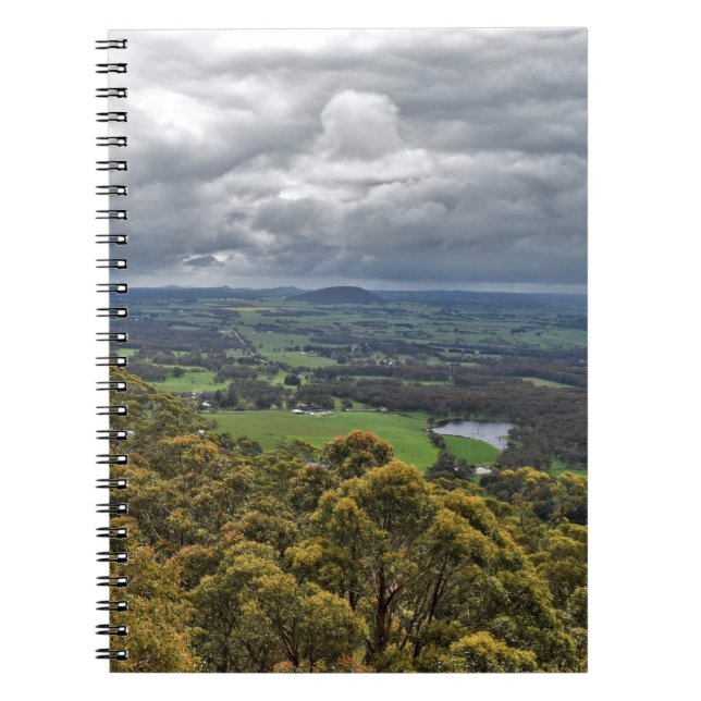 Vue du Carnet Spiral du Mont Buninyong (Devant)