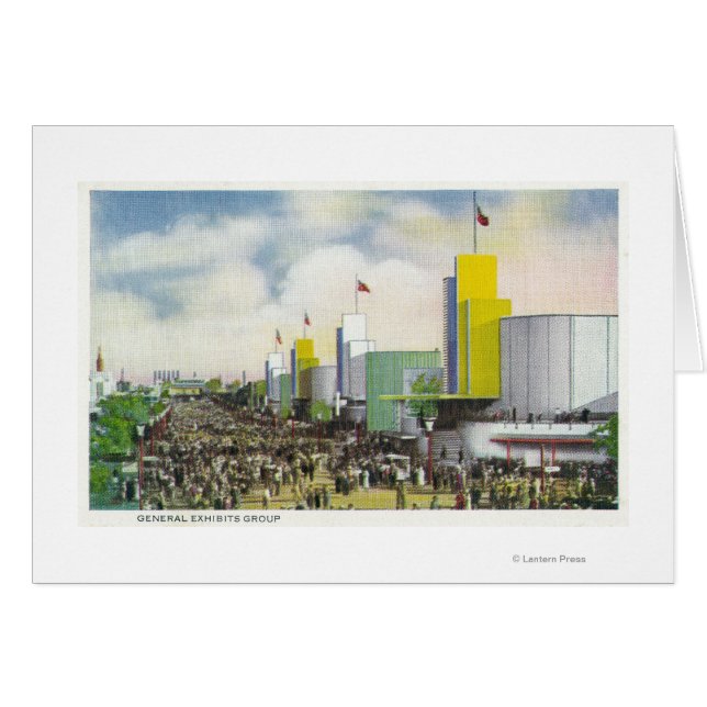 Vue du groupe des expositions générales (Devant horizontal)