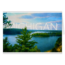 vue du michigan sur la rivière au sable