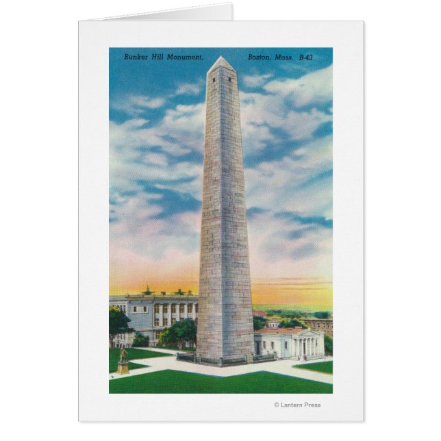 Vue du monument de Bunker Hill (Devant)