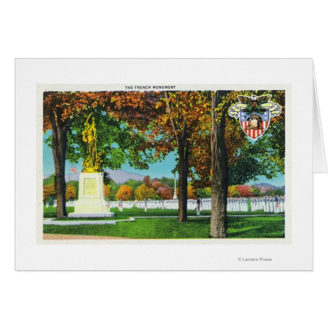 Vue du Monument Français, Soldats en (Devant horizontal)