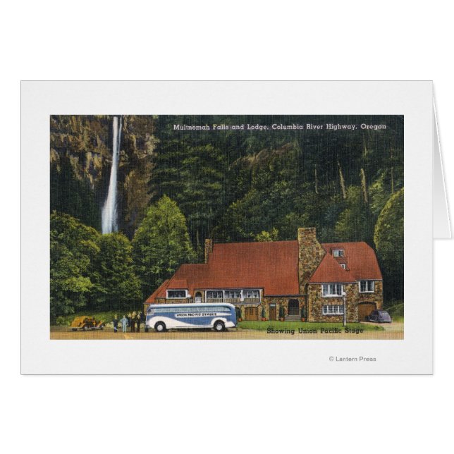 Vue du Multnomah Falls Lodge (Devant horizontal)