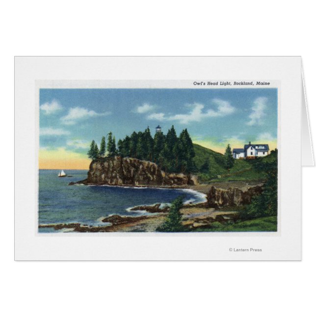 Vue du phare de Owl's Head (Devant horizontal)