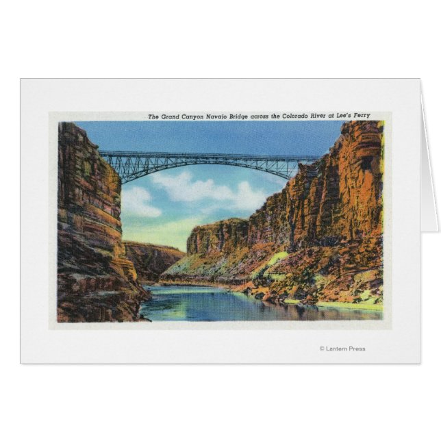 Vue du pont Navajo au ferry Lee's (Devant horizontal)