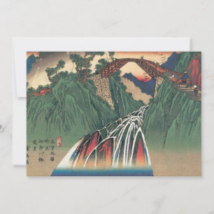 Vue du pont sur la rivière Ina, Nojiri par Hiroshi