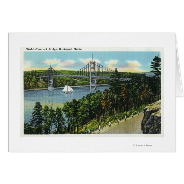 Vue du pont Waldo-Hancock (Devant horizontal)