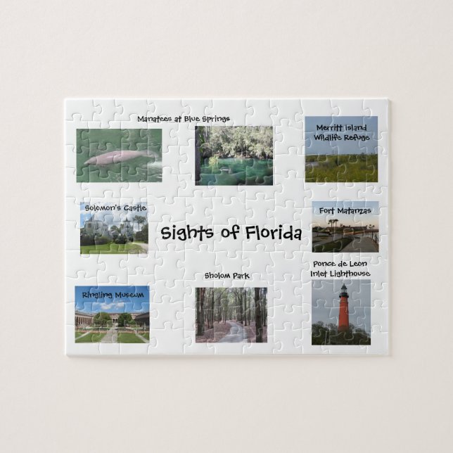 Vue du Puzzle de Floride (Horizontal)