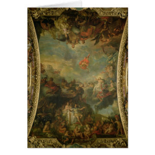 Vue du Roi Louis XIV seul régissant