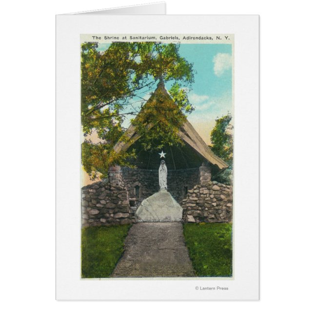 Vue du Sanctuaire à Sanitarium à Gabriels (Devant)