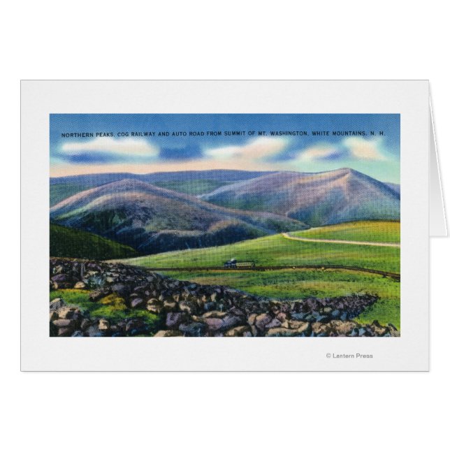 Vue du sommet du Cog Rail, pics du Nord (Devant horizontal)