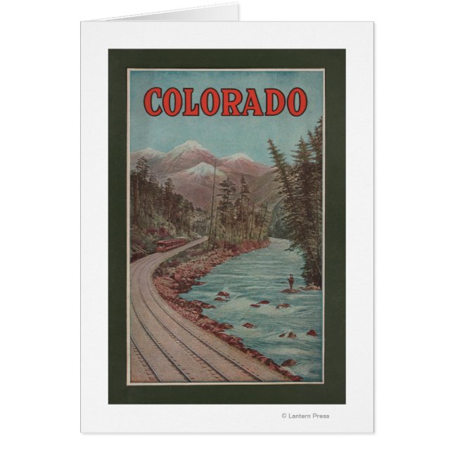 Vue du train le long de la rivière - Affiche de vo (Devant)