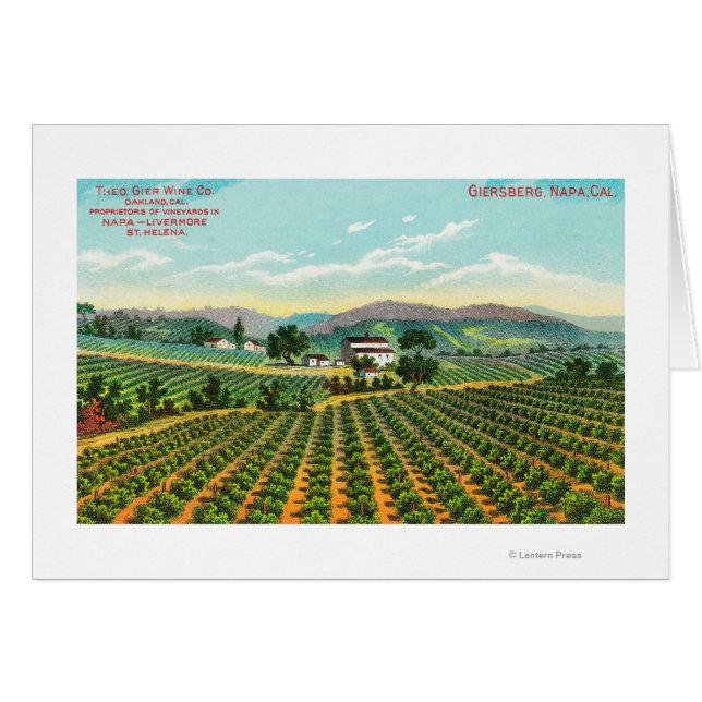 Vue du vignoble GiersbergNapa, CA (Devant horizontal)