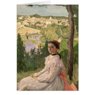 Vue du village, Castelnau, 1868