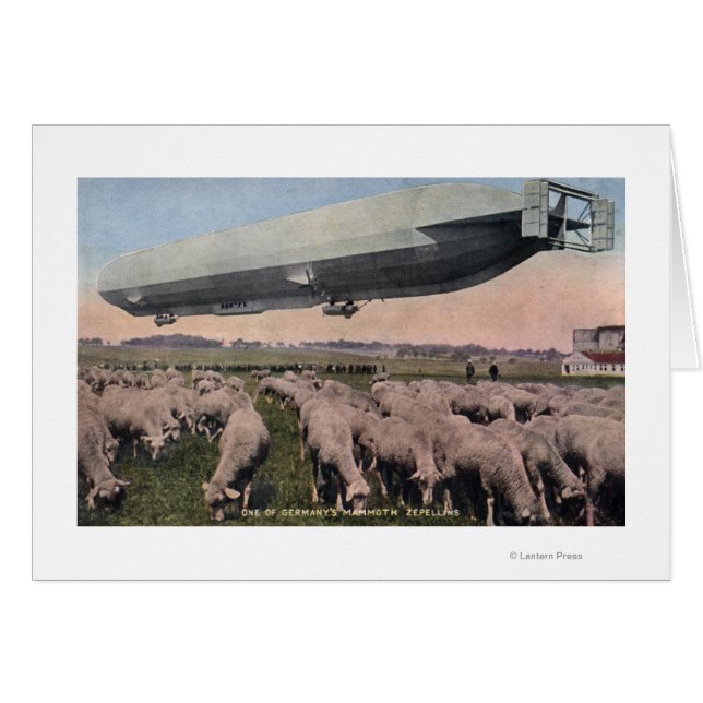 Vue d'un limbe de zeppelin sur le mouton (Devant horizontal)