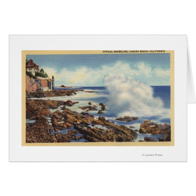 Vue d'un littoral typique (Devant horizontal)