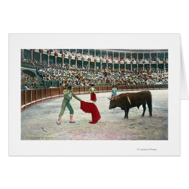Vue d'un Matador sur le point de projeter le BullS (Devant horizontal)