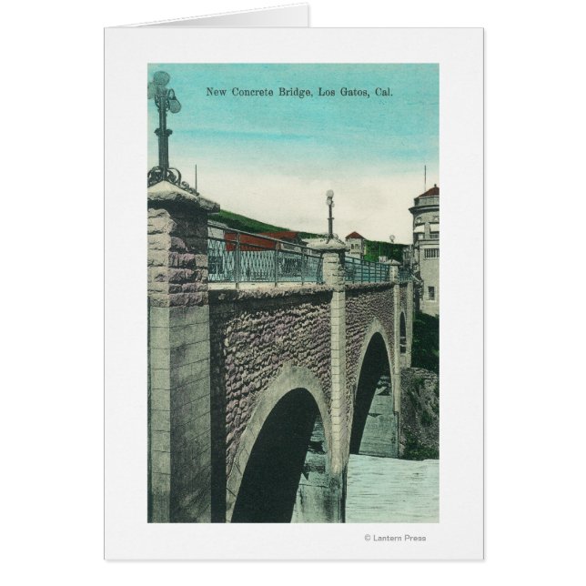 Vue d'un pont de bétonLos Gatos, CA (Devant)