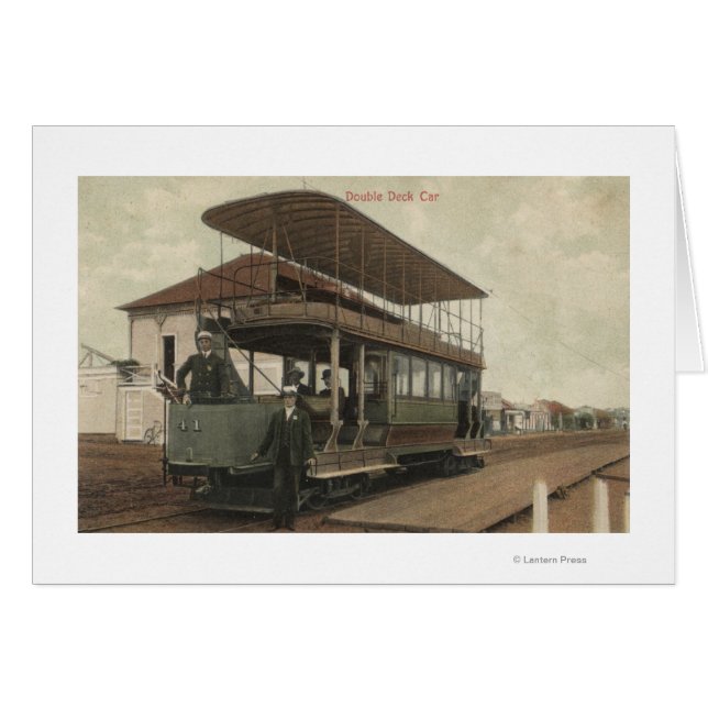 Vue d'un téléphérique à deux ponts (Devant horizontal)