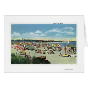 Vue d'une plage serrée de Craigville