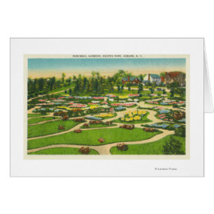 Vue éternelle de jardins de parc de Hoopes