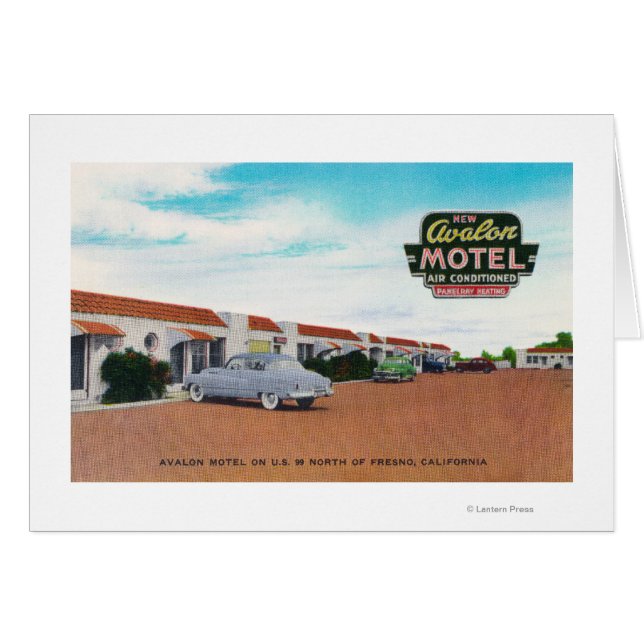 Vue extérieure de Avalon MotelFresno, CA (Devant horizontal)