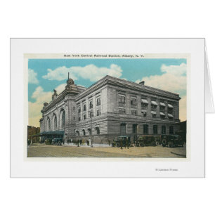 Vue extérieure de gare de central de NY