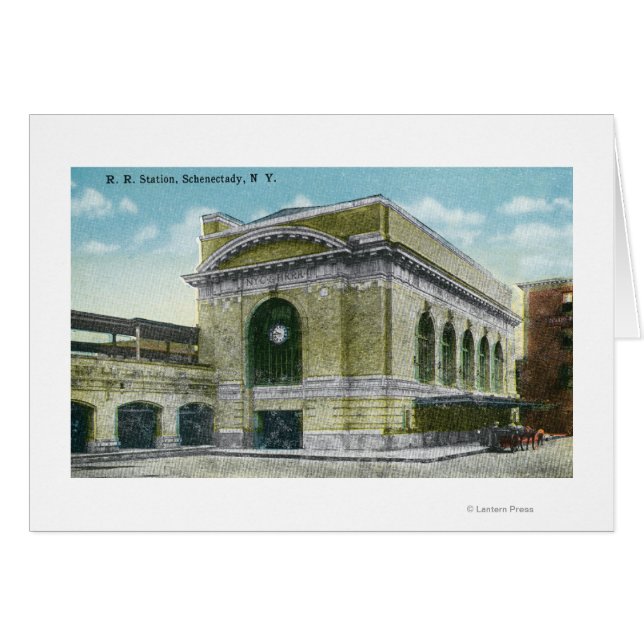 Vue extérieure de la gare 2 (Devant horizontal)