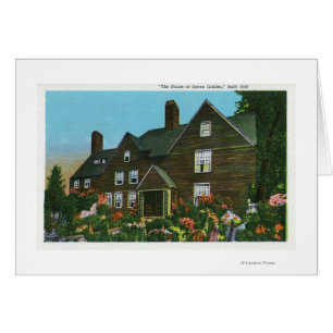 Vue extérieure de la maison de sept pignons