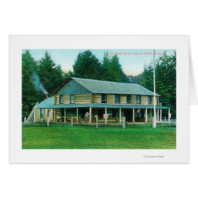 Vue extérieure de la taverne Elk Creek (Devant horizontal)