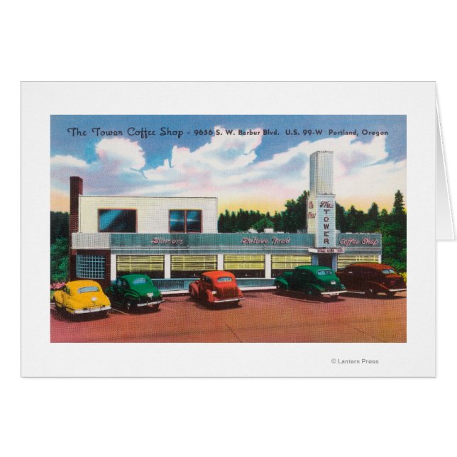 Vue extérieure de la tour Coffee Shop (Devant horizontal)