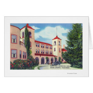 Vue extérieure de l'auberge de mission de Sonoma