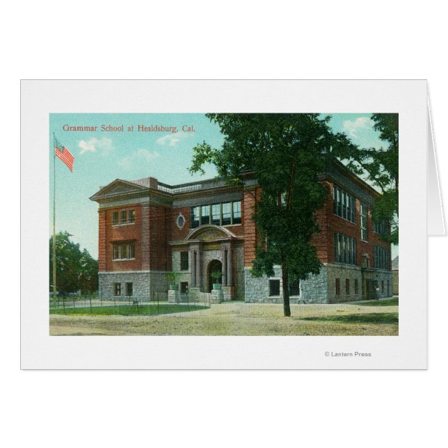 Vue extérieure de l'école de grammaire 3 (Devant horizontal)