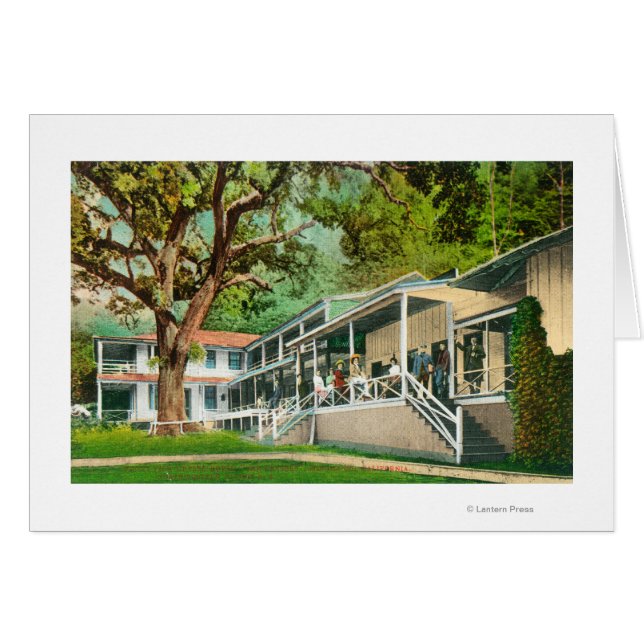 Vue extérieure de l'hôtel Geysers, clients Posin (Devant horizontal)