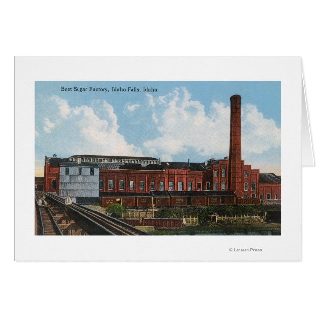 Vue extérieure de l'usine de sucre de betterave (Devant horizontal)