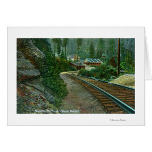 Vue extérieure de Shasta Retraite des rails