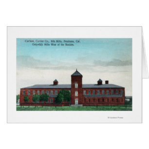 Vue extérieure des moulins de soie de Currier Co