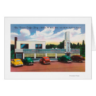 Vue extérieure du café-restaurant de tour