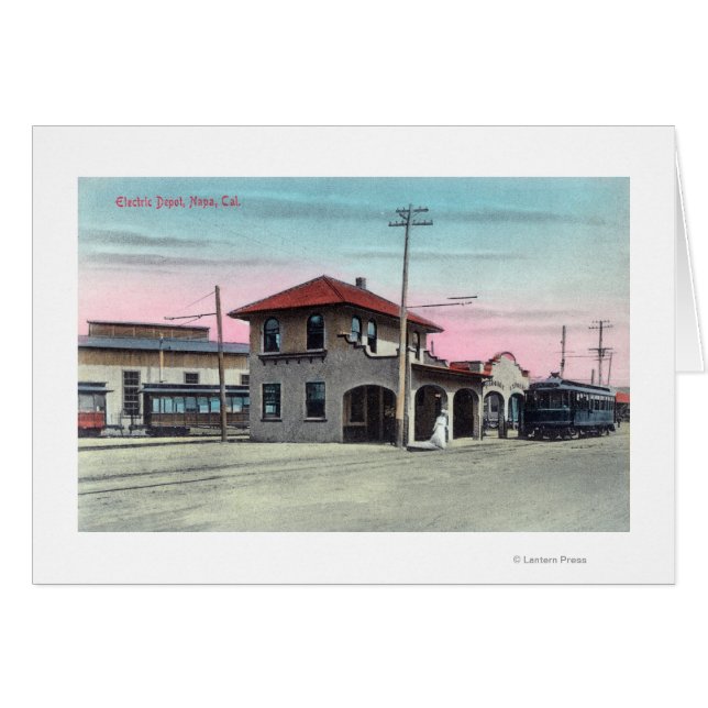 Vue extérieure du dépôt électrique Napa, CA (Devant horizontal)