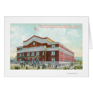 Vue extérieure du dépôt ferroviaire OR-WA