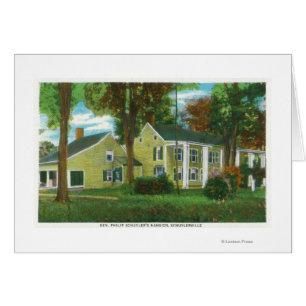 Vue extérieure du manoir du général Philip Schuyle