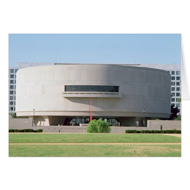 Vue extérieure du musée Hirshhorn, 1974 ) (Devant horizontal)