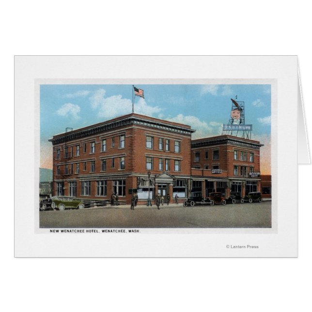Vue extérieure du New Wenatchee Hotel (Devant horizontal)